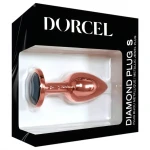 Dorcel Diamond Plug S - alumínium anál plug - kicsi (rózsaarany)