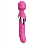Dorcel Dual Orgasms - akkus, 2in1 masszírozó vibrátor, wand masszírozó (pink)