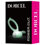 Dorcel - foszforeszkáló vibrációs péniszgyűrű (fehér)