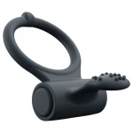 Dorcel Power Clit Plus - akkus, vibrációs péniszgyűrű (fekete)