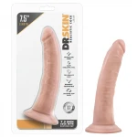 Dr. Skin 7,5 - tapadókorongos élethű dildó (natúr, 17,5 cm)