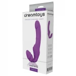 Dreamtoys Essentials - strapless strap-on vibrátor (lila)