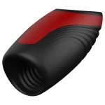 Dreamtoys Essentials - szívó-vibráló maszturbátor (fekete)