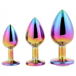 Dreamtoys Gleaming Love - drágaköves anál plug szett (többszínű)