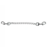 ZADO - dupla fém karabiner és lánc, BDSM kiegészítő (15 cm)