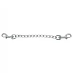 ZADO - dupla fém karabiner és lánc, BDSM kiegészítő (15 cm)