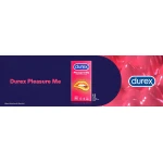 Durex Pleasure Me - bordázott-pontozott óvszer (12 db)