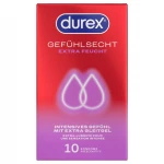 Durex - extra síkosított óvszer (10 db)