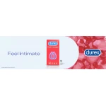 Durex Feel Intimate - vékonyfalú óvszer élethű érzéssel (12 db)