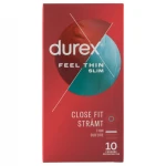 Durex Feel Thin Slim - vékony, szűkebb óvszer élethű érzéssel (10 db)