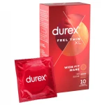 Durex Feel Thin XL - vékony, extra nagy óvszer élethű érzéssel (10 db)