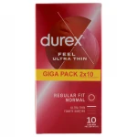 Durex Feel Ultra Thin - ultra élethű óvszer (2 × 10 db)