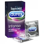 Durex Intense - bordázott és pontozott óvszer (10 db)