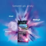 Durex Intense - bordázott és pontozott óvszer (10 db)