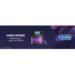 Durex Intense - bordázott és pontozott óvszer (3 db)