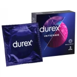 Durex Intense - bordázott és pontozott óvszer (3 db)