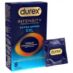 Durex Intensity XXL - extra nagy méretű, latexmentes óvszer (8 db)
