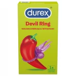 Durex Little Devil - vibrációs péniszgyűrű (lila)