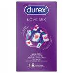 Durex Love Mix - vegyes óvszer csomag több típussal (18 db)