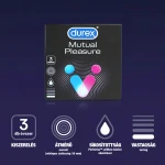 Durex Mutual Pleasure - késleltető óvszer (3 db)