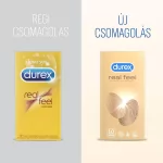 Durex Real Feel - latexmentes óvszer (10 db)