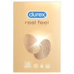 Durex Real Feel - latexmentes óvszer élethű érzéssel (16 db)