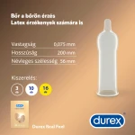 Durex Real Feel - latexmentes óvszer élethű érzéssel (16 db)