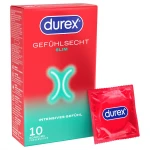 Durex Slim - szűkebb szabású, vékony óvszer (10 db)