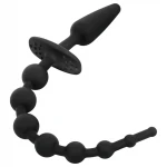 EasyToys - 2in1 anál plug (fekete)