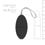 EasyToys - hordható 7 ritmusú rádiós vibrotojás (fekete)