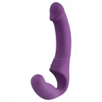 EasyToys - akkus, felcsatolható vibrátor tartópánt nélkül (lila)
