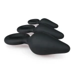 EasyToys - fekete gyűrűs anál plug szett kezdőknek (3 db)