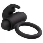 EasyToys Bunny - vibrációs péniszgyűrű (fekete)