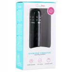 EasyToys Diamond Twirled - csavart rúd vibrátor (fekete)