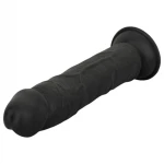 EasyToys - élethű dildó - 22,5 cm (fekete)