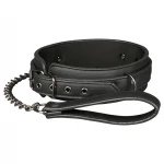 EasyToys - fétis nyakörv és póráz, bondage szett (fekete)
