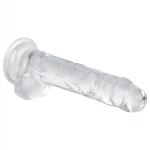 EasyToys - herés dildó - 17 cm (átlátszó)