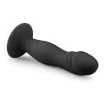 EasyToys - makkos, tapadókorongos dildó (fekete)