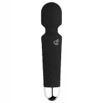 EasyToys Mini Wand - akkus masszírozó vibrátor (fekete)