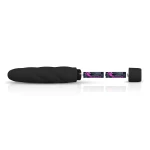 EasyToys Power Vibe - csavart szilikon rúdvibrátor (fekete)