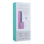 EasyToys Power Vibe - csavart szilikon rúdvibrátor (fekete)