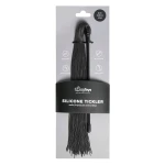 EasyToys Tickler - csípős szilikon korbács (fekete)