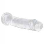 EasyToys - zselés dildó - 16 cm (átlátszó)