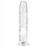 EasyToys - zselés dildó - 18 cm (átlátszó)