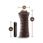EnLust Krystal - AI Dream Girl vibrációs száj-maszturbátor (barna)