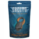 Erecto - péniszgyűrű herenyújtóval (fekete)