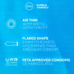 EXS Air Thin - latex óvszer (144 db)