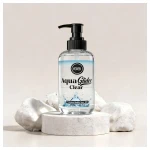 EXS AquaGlider Clear - átlátszó vízbázisú síkosító pumpás flakonban (250ml)