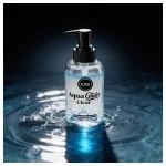 EXS AquaGlider Clear - átlátszó vízbázisú síkosító pumpás flakonban (250ml)