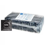 EXS Black - fekete latex óvszer nagy csomag (100 db)